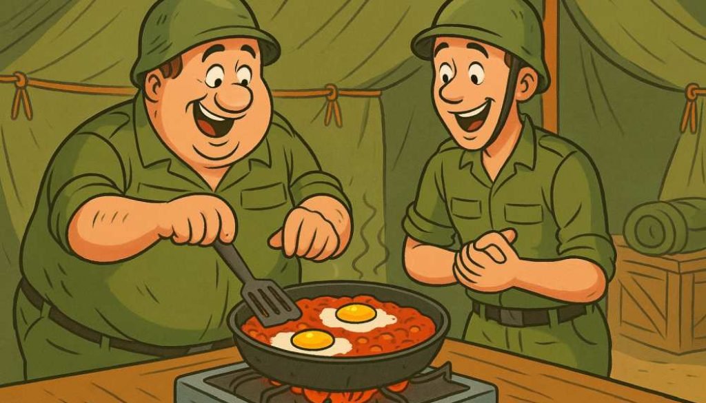 שקשוקה שאפשר לעשות בקלות גם בבסיס וגם בבית
