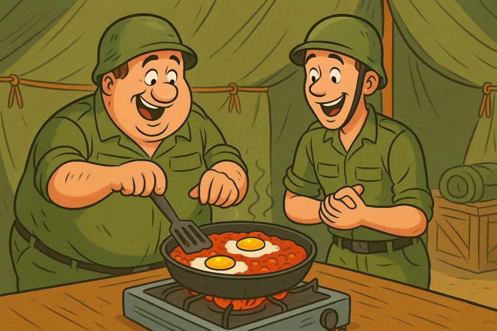 שקשוקה שאפשר לעשות בקלות גם בבסיס וגם בבית