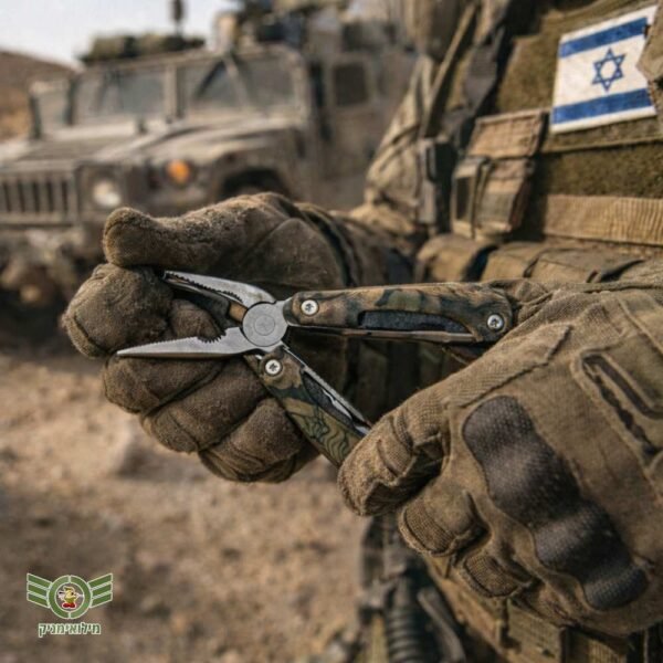 מולטיטול איכותי לחיילים – 15 כלים בכלי אחד | מתנה שימושית לגיוס