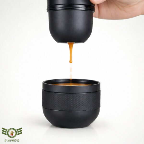 אספרסו בקפסולות בשטח עם מיני פרסו