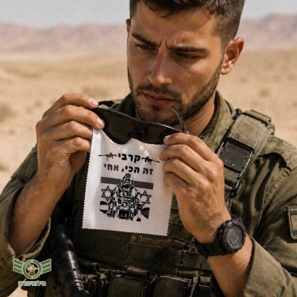 מטלית מיקרופייבר מעוצבת לחיילים – תוספת חובה לפק״ל הכיסים